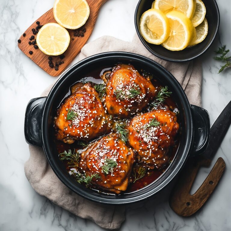 Oven-Baked Teriyaki Chicken Thighs Recipe