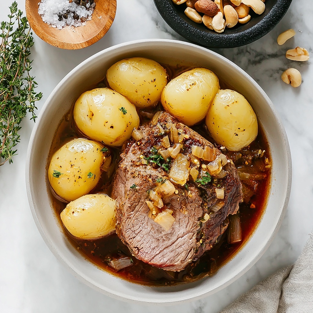 French Onion Pot Roast Recipe - Recipe Image