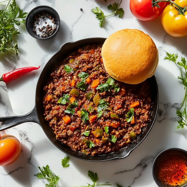 Steakhouse Burger Sloppy Joes Recipe