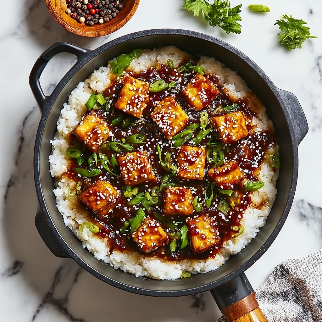 Honey Garlic Crispy Tofu Recipe - Recipe Image