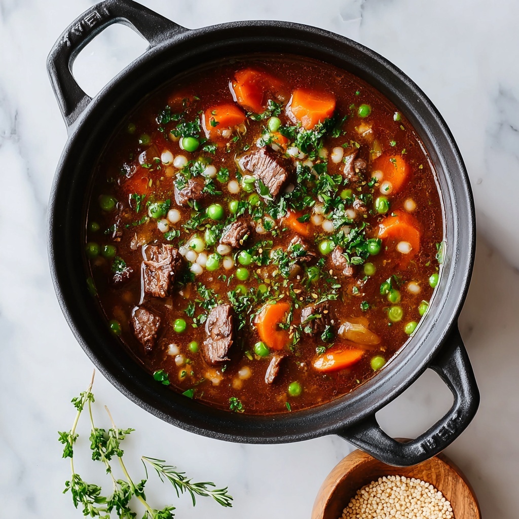 Pioneer Woman Beef Barley Soup Recipe - Recipe Image