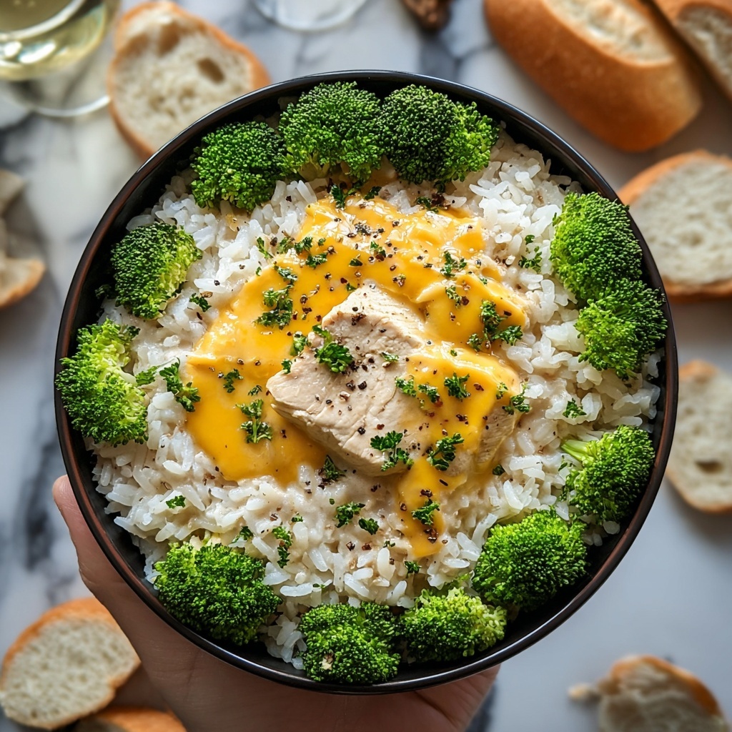 Crockpot Cheesy Chicken Broccoli Rice Recipe - Recipe Image