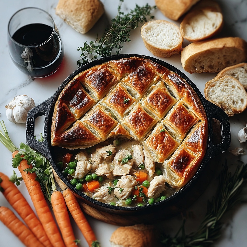French-Inspired Chicken Pot Pie Recipe - Recipe Image