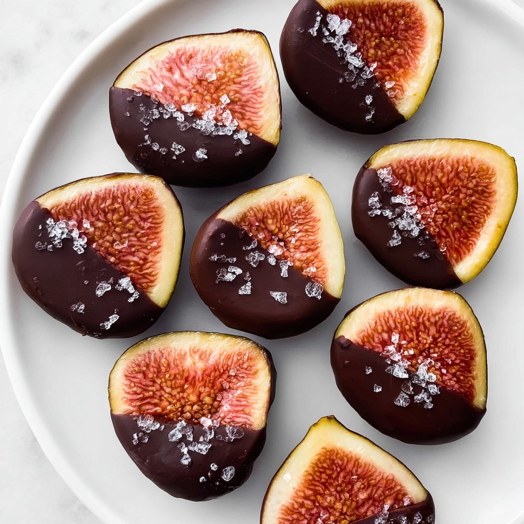 Dark Chocolate Figs with Sea Salt Recipe - Recipe Image