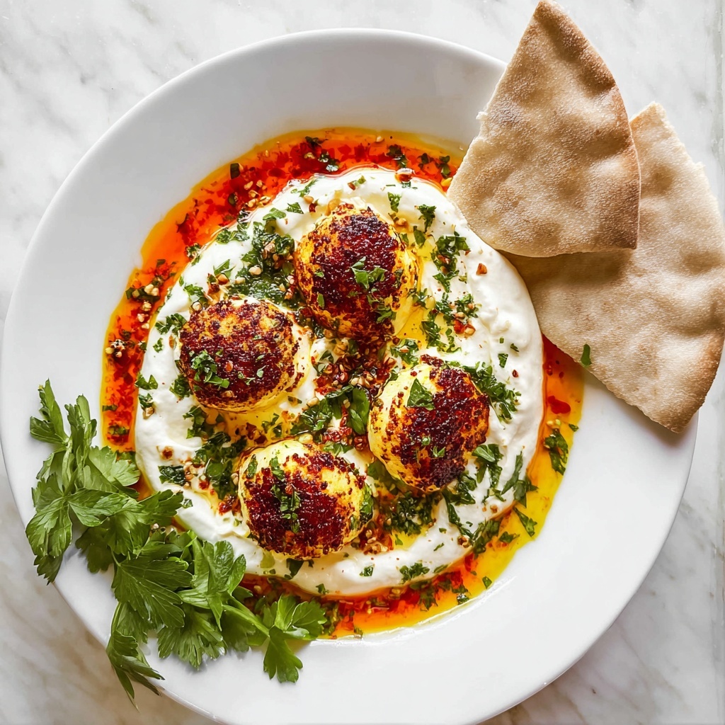 Cilbir (Turkish Eggs in Yogurt) Recipe - Recipe Image