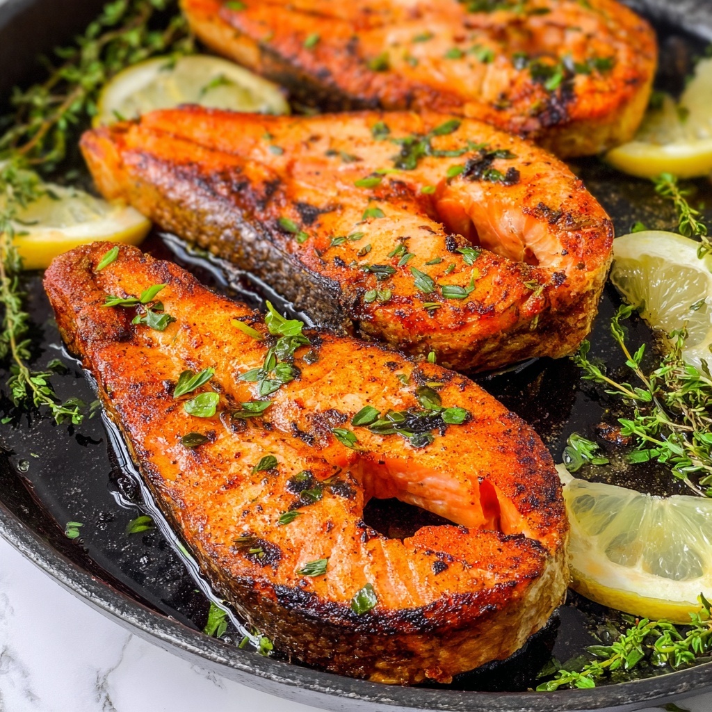 How to Cook Salmon Steaks Recipe - Recipe Image