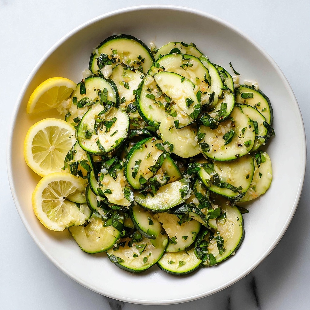 Sautéed Zucchini with Garlic, Basil, and Lemon Recipe - Recipe Image