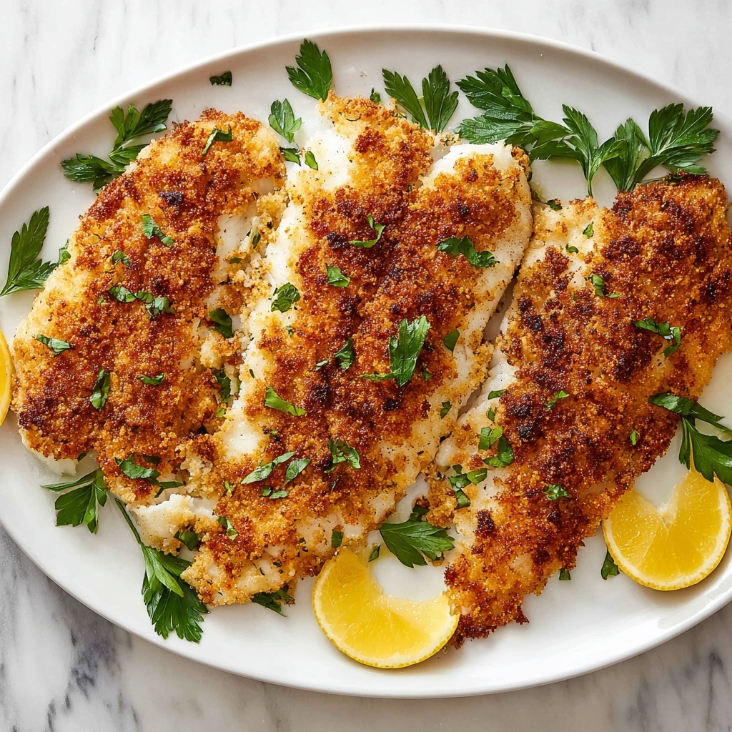 Parmesan Panko Baked Cod Recipe - Recipe Image