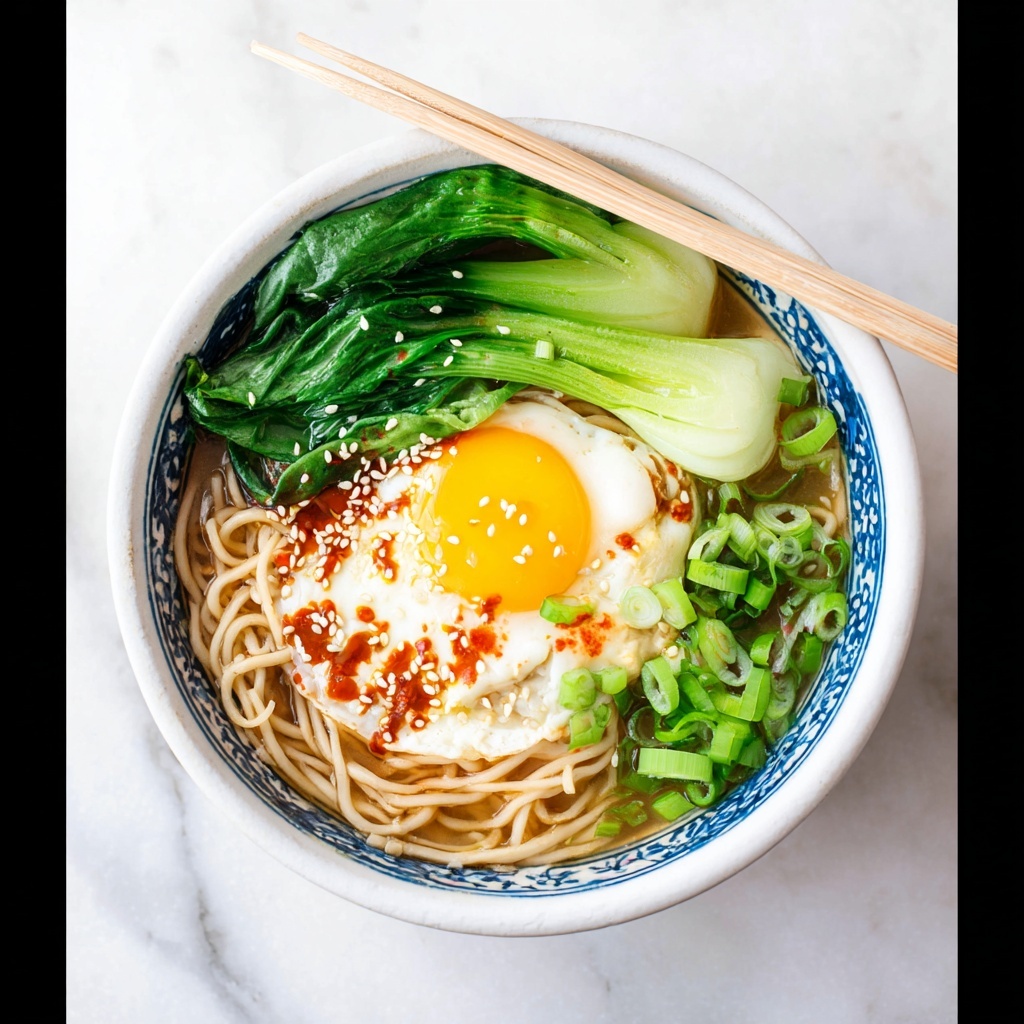 Miso Ramen with Bok Choy Recipe - Recipe Image