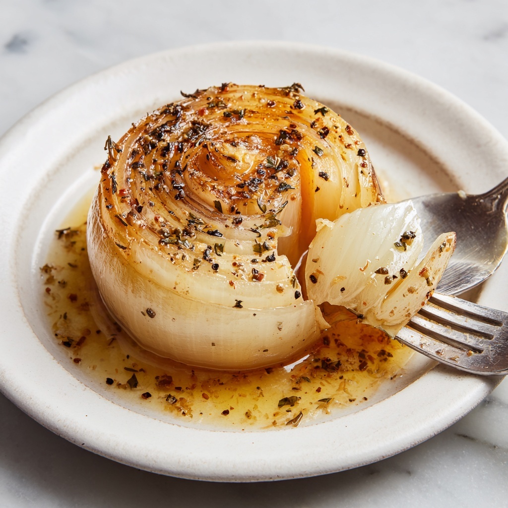Baked Spiced Onion Boat Recipe - Recipe Image