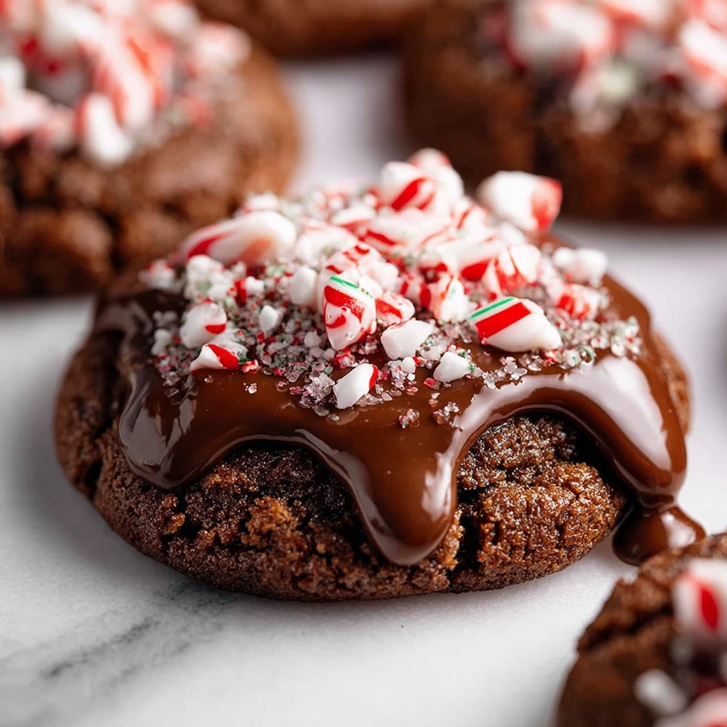 Dipped Chocolate Peppermint Cookies Recipe - Recipe Image