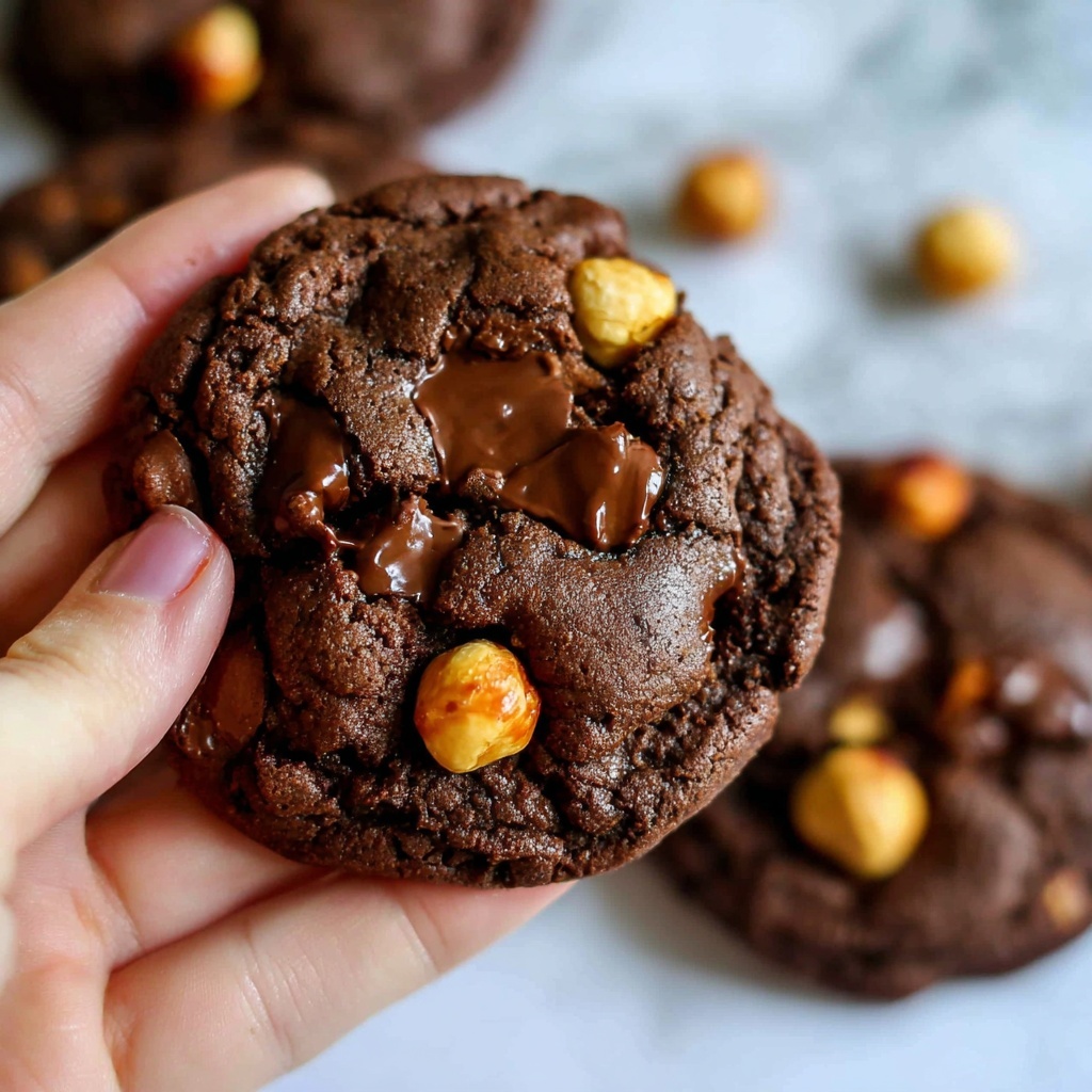 Double Chocolate Cookies with Caramel Bits Recipe - Recipe Image