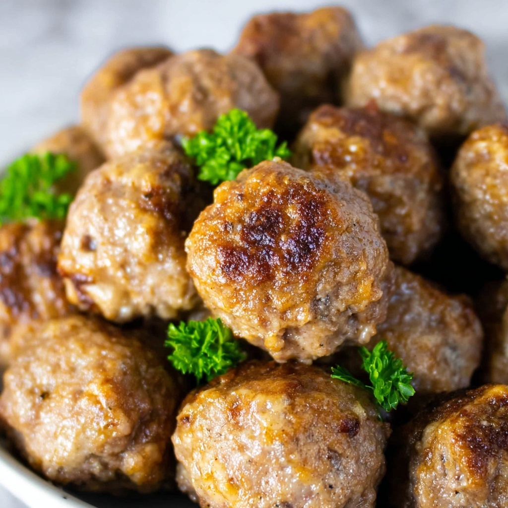 Easy Baked Meatballs Recipe - Recipe Image