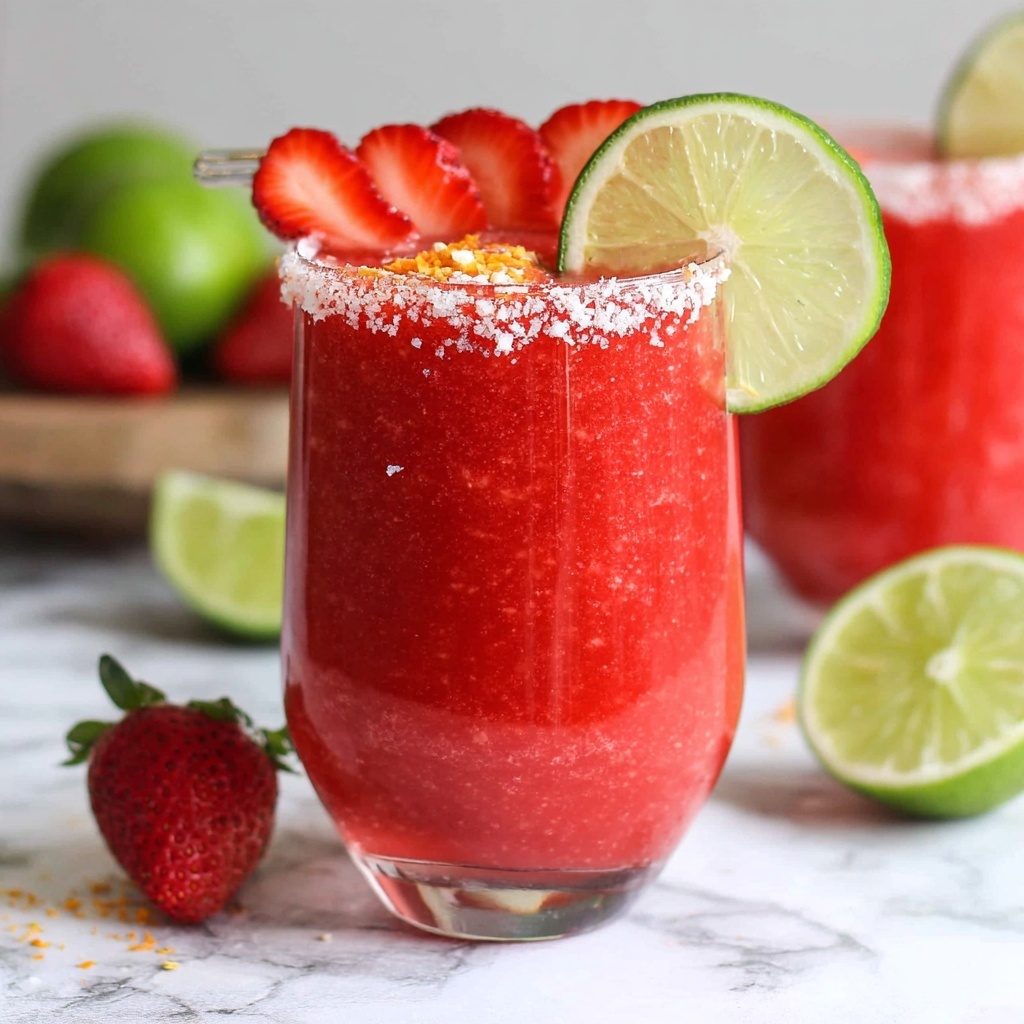 Frozen Strawberry Margarita Recipe - Recipe Image