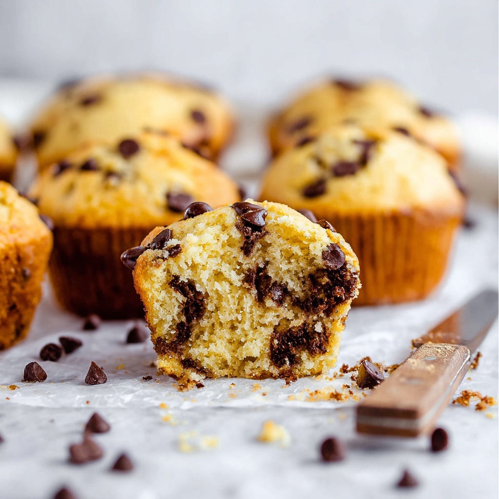 Pancake Mix Muffins with Chocolate Chips Recipe - Recipe Image