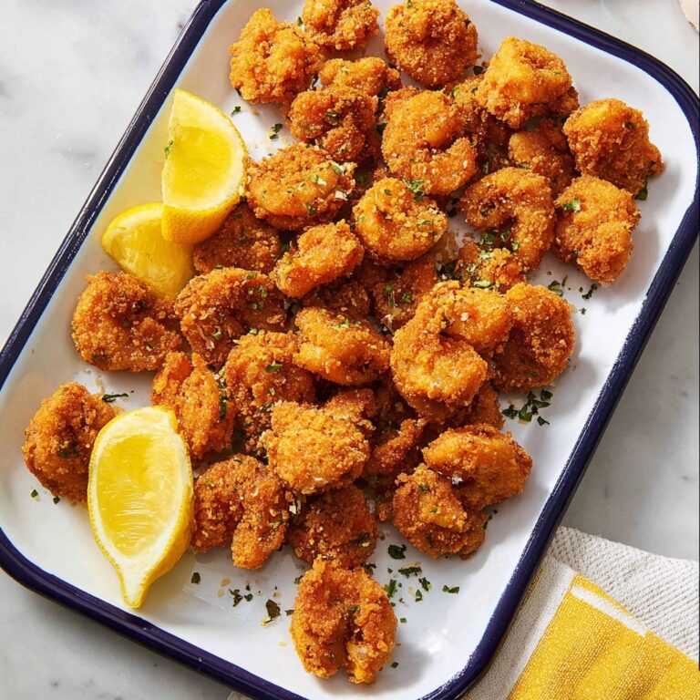 Crispy Fried Shrimp with Garlic Paprika Breading Recipe