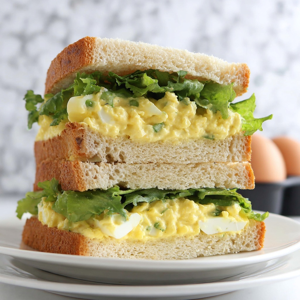 Air Fryer Egg Salad Sandwiches Recipe - Recipe Image