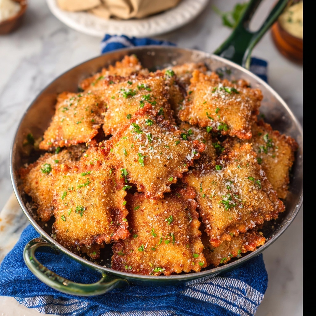 Toasted Ravioli (Fried Ravioli Recipe) Recipe - Recipe Image