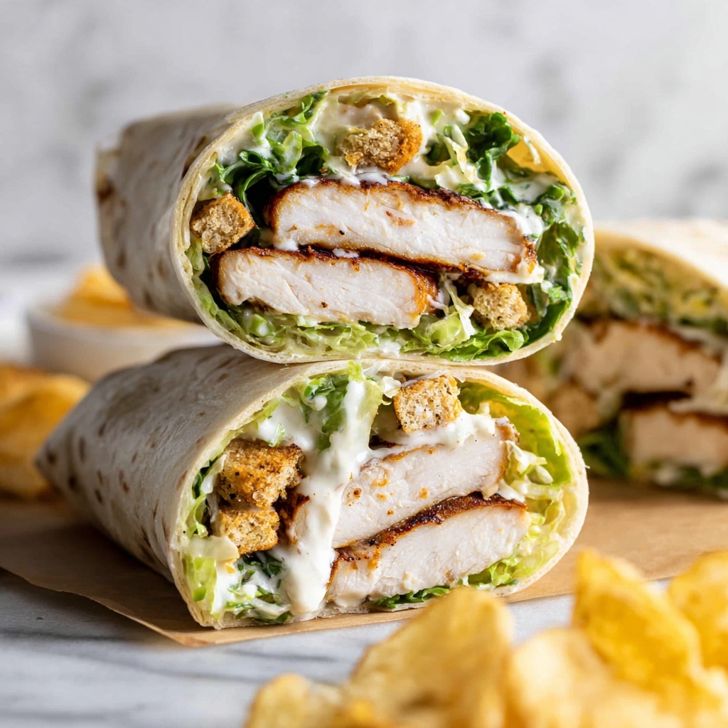 Chicken Caesar Wraps Recipe - Recipe Image