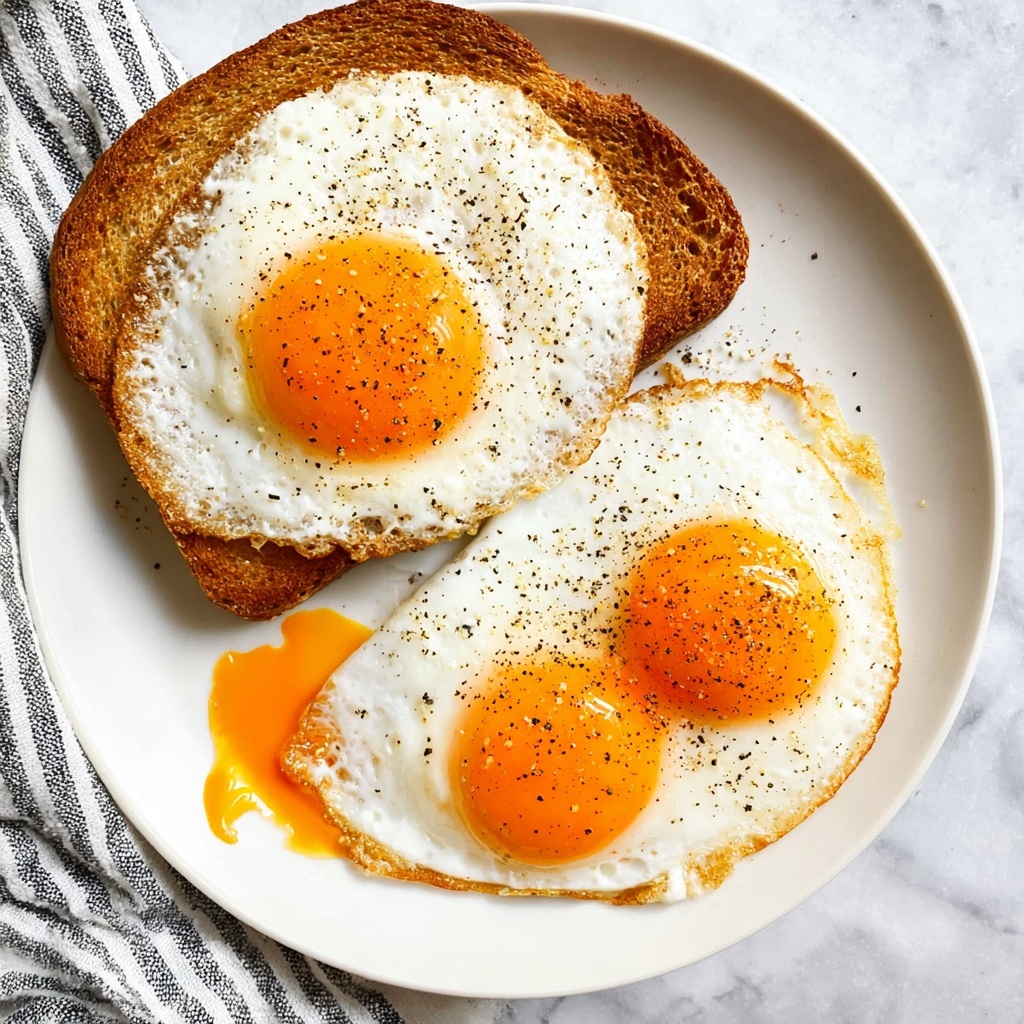 How to Make Sunny Side Up Eggs Recipe - Recipe Image