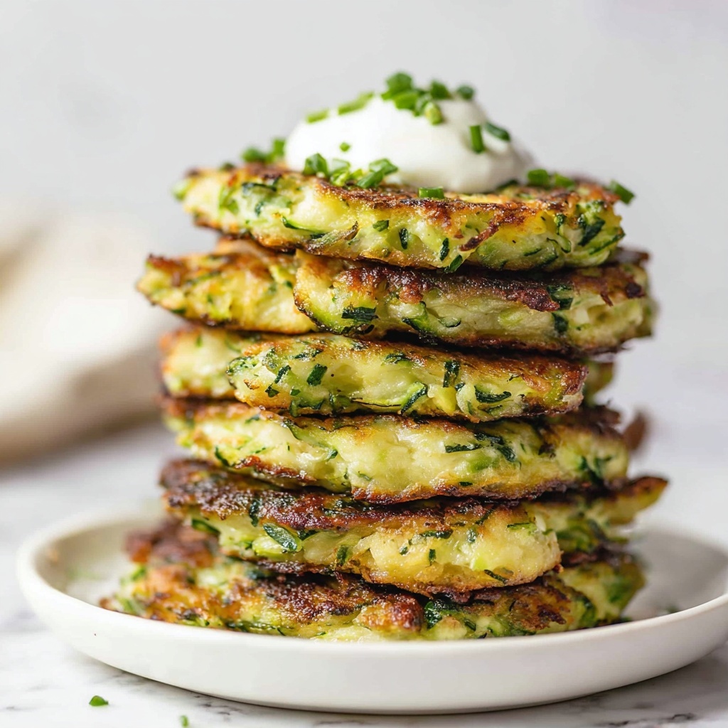 Crispy Zucchini Fritters Recipe - Recipe Image