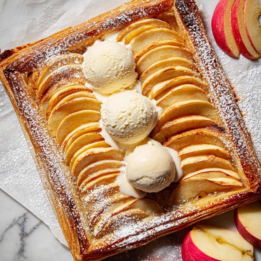 Easy French Apple Tart - Tarte Fine aux Pommes Recipe - Recipe Image