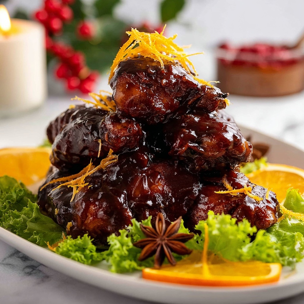 Sticky Glazed Christmas Chicken Recipe - Recipe Image