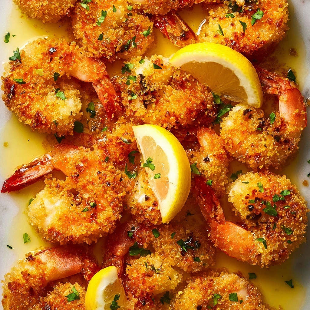 Crispy Baked Shrimp in Lemon Butter Sauce Recipe - Recipe Image