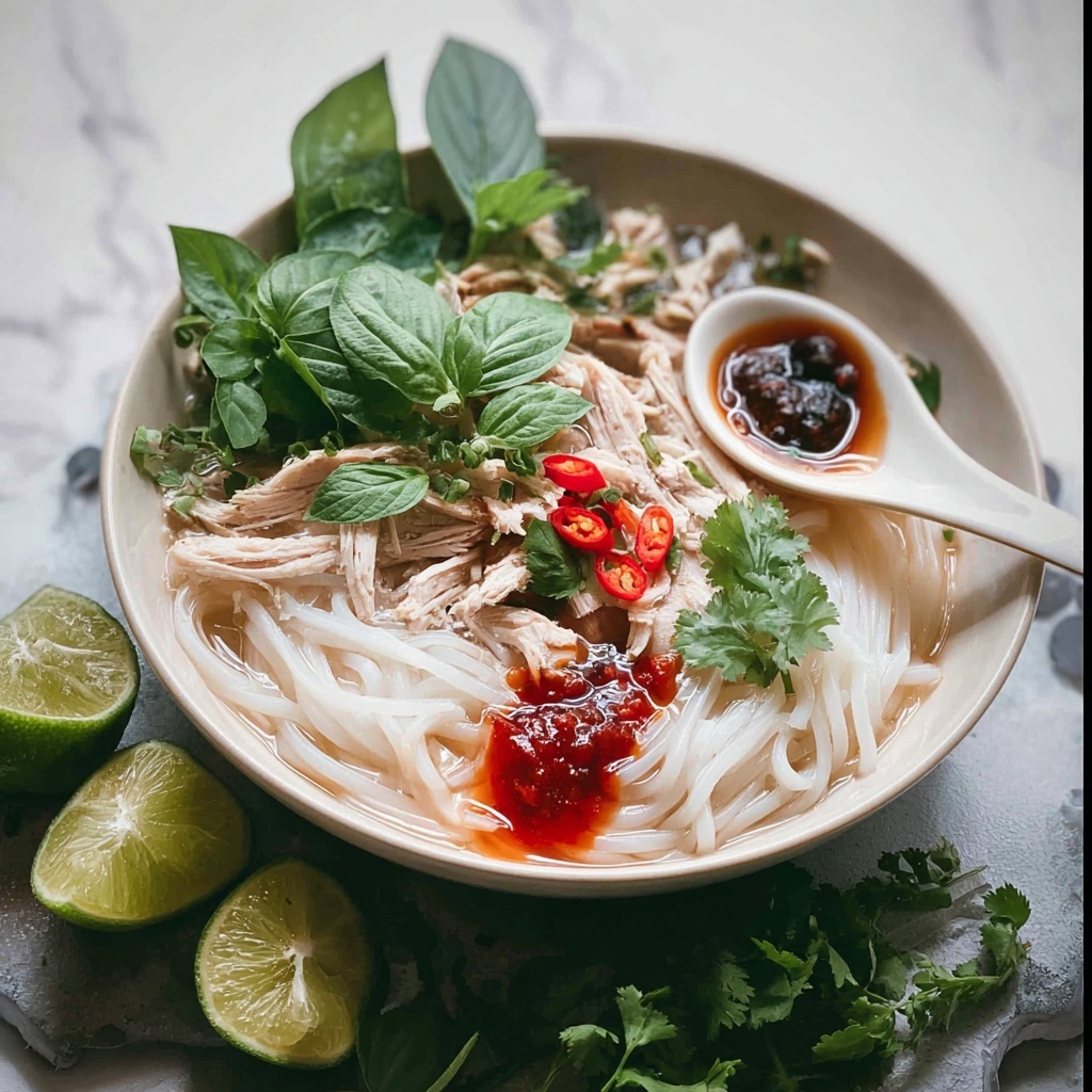 Vietnamese Chicken Pho Soup (Pho Ga) Recipe - Recipe Image