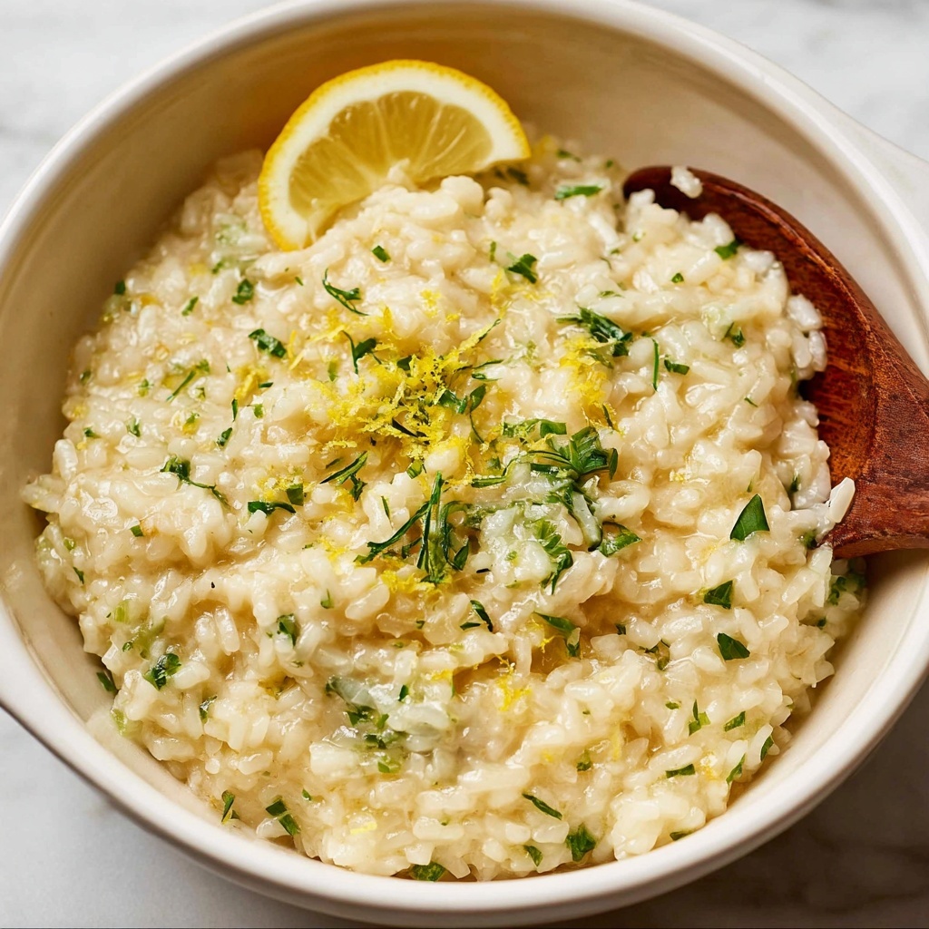 No-Stir Creamy Lemon & Herb Baked Risotto Recipe - Recipe Image