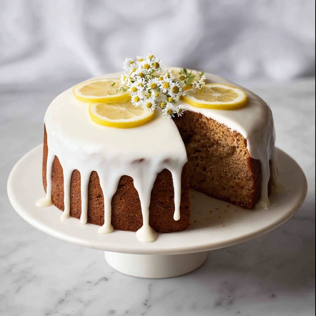 Glazed Lemon Cake Recipe - Recipe Image
