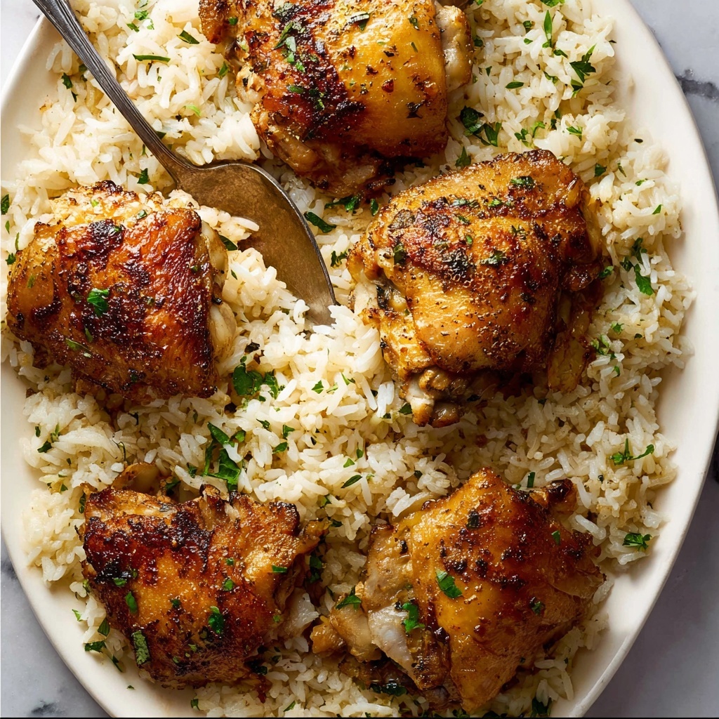 Oven Baked Chicken and Rice Recipe - Recipe Image
