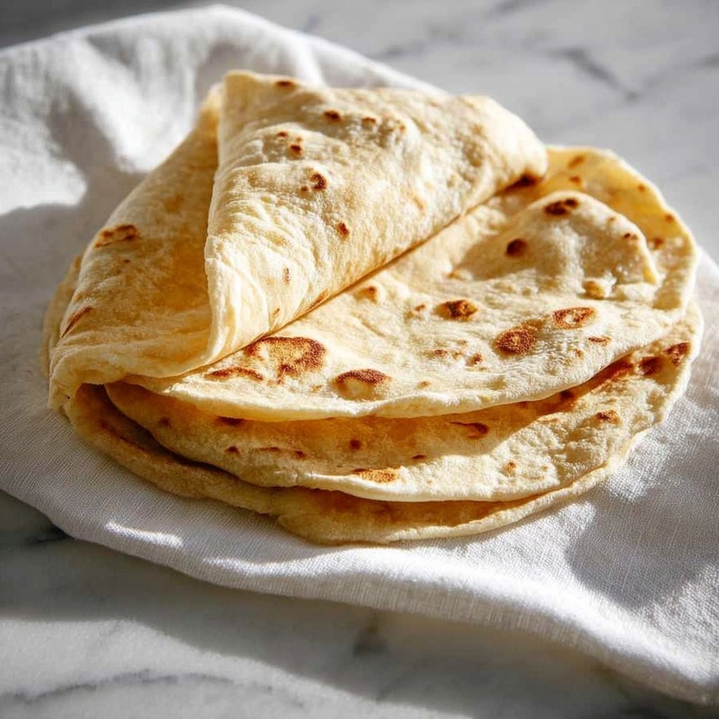 Easy Soft Flatbread (No Yeast) Recipe - Recipe Image