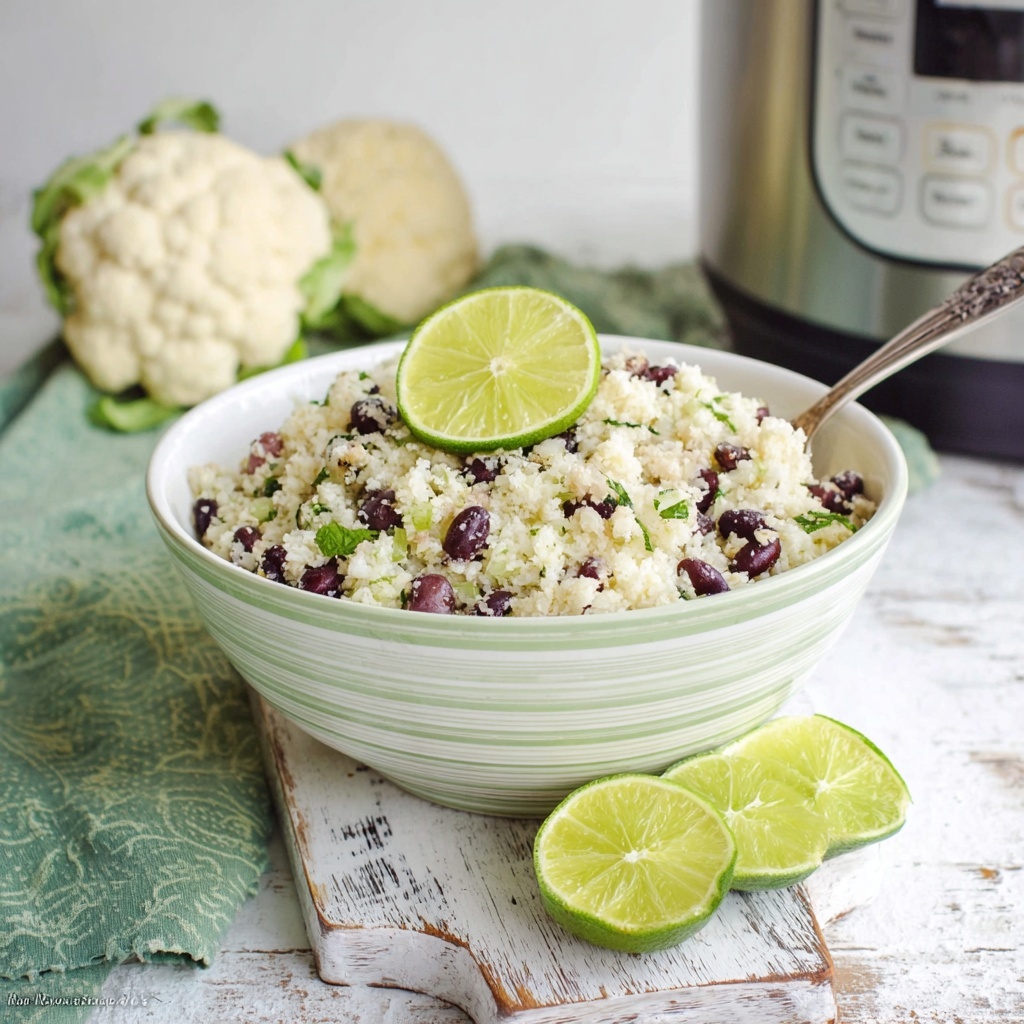 Cilantro Lime Cauliflower Rice Recipe - Recipe Image