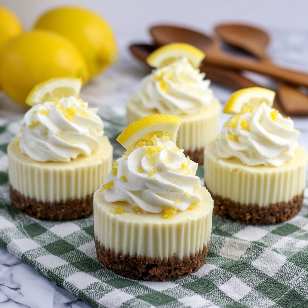 Mini Lemon Cheesecakes Recipe - Recipe Image