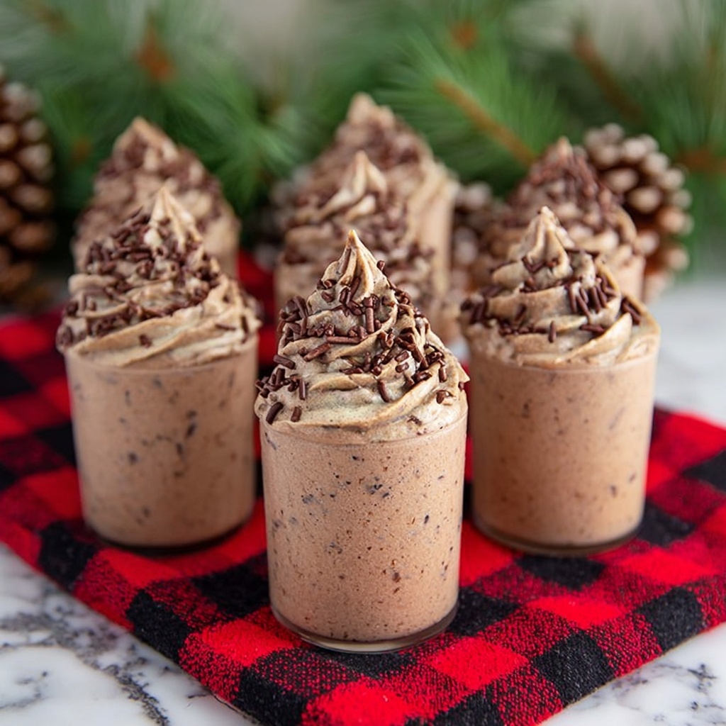 Chocolate Mocha Pudding Shots Recipe - Recipe Image