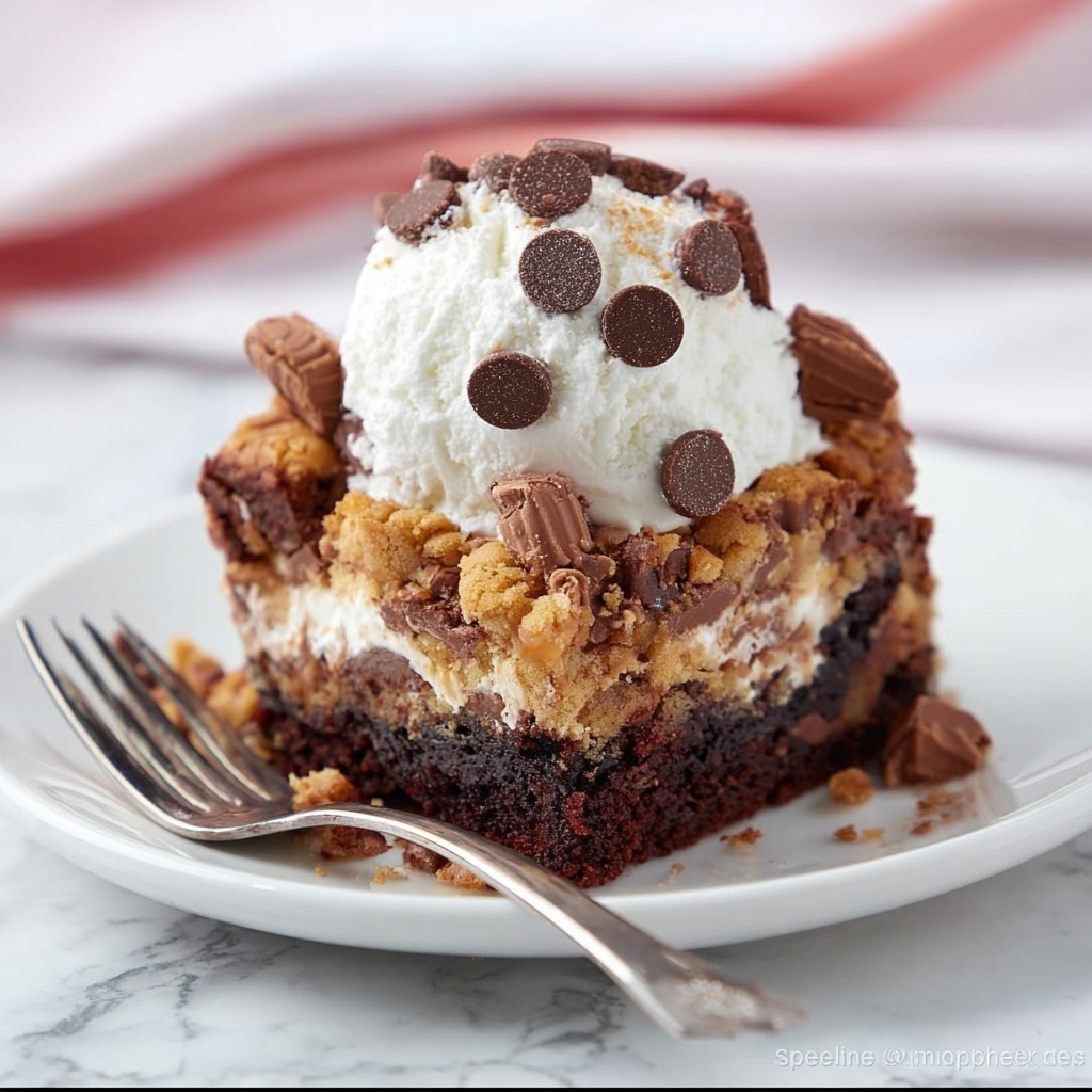 Reese's Peanut Butter Earthquake Cake Recipe - Recipe Image