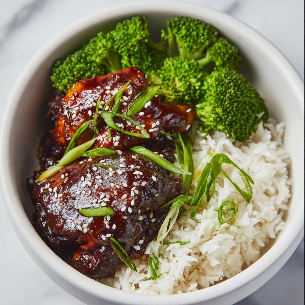 Honey Garlic Chicken Thighs (Slow Cooker) Recipe - Recipe Image