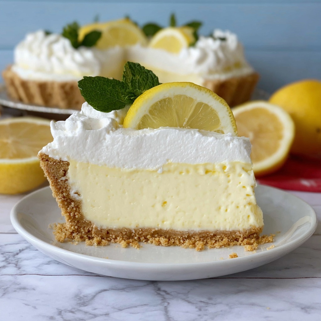 No Bake Lemon Cheesecake Recipe - Recipe Image