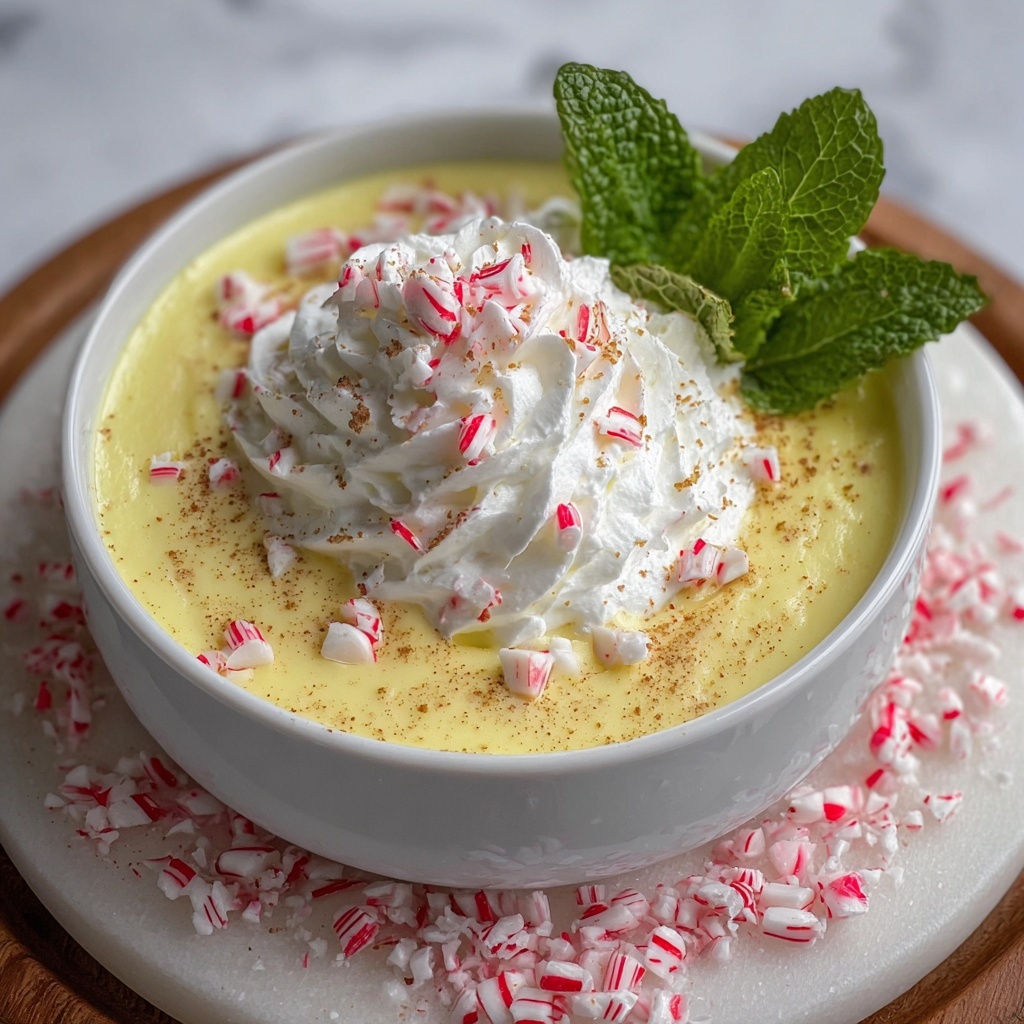 Peppermint Eggnog Punch Recipe - Recipe Image