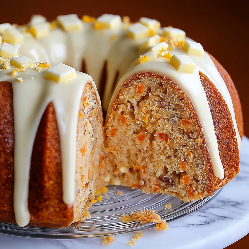 Moist Carrot Bundt Cake Recipe - Recipe Image
