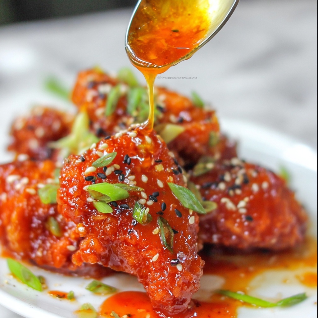 Air Fryer Sweet Asian Chili Wings Recipe - Recipe Image