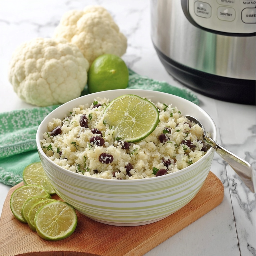 Cilantro Lime Cauliflower Rice Recipe - Recipe Image