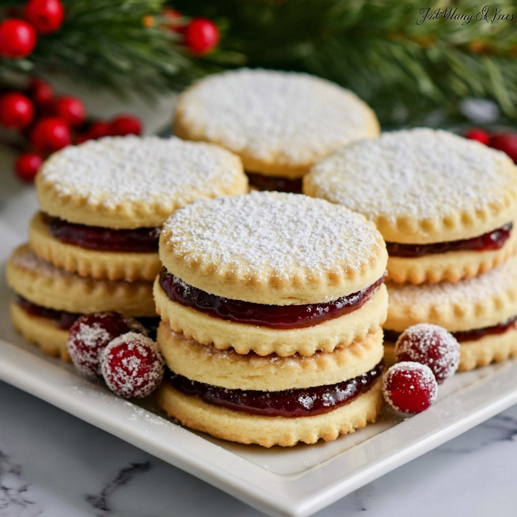 Cranberry Sandwich Cookies Recipe - Recipe Image