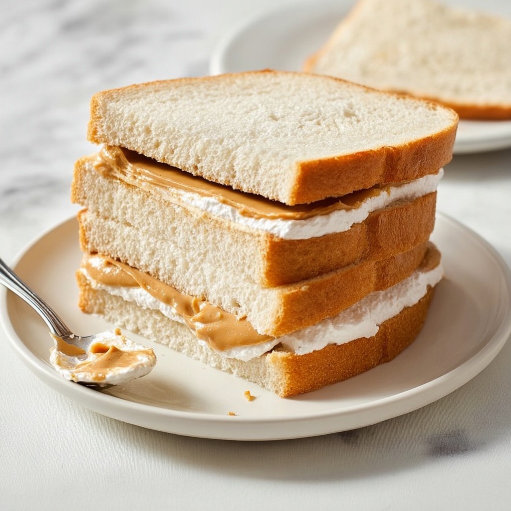 Fluffernutter Sandwich Recipe - Recipe Image