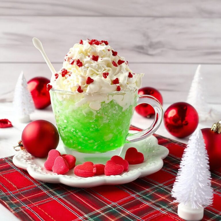 Grinch Mug Cake Recipe