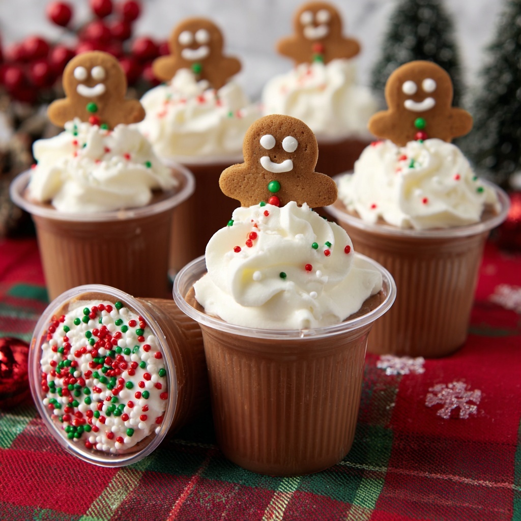 Gingerbread Jello Shots Recipe - Recipe Image