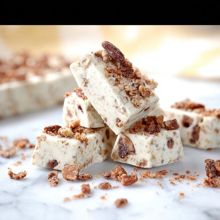 Candied Pecan White Chocolate Fudge Recipe