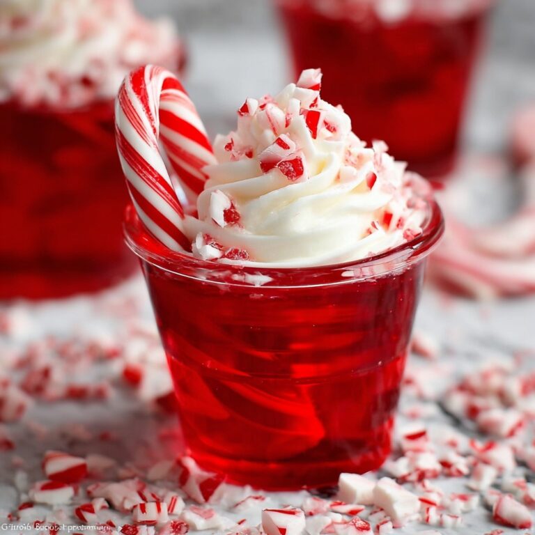 Candy Cane Jello Shots Recipe