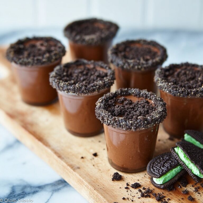 Thin Mint Shots Recipe